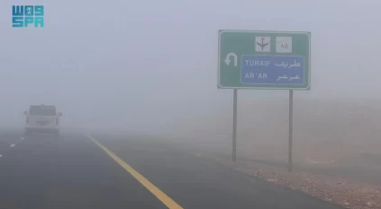 الضباب يغطي أجواء طريف