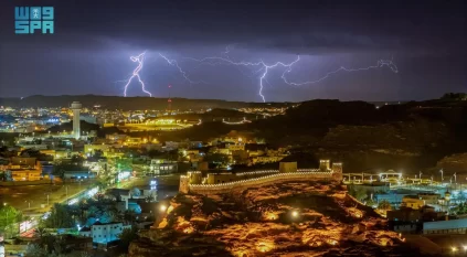 أمطار غزيرة على الجوف ومحافظاتها ولقطات توثق