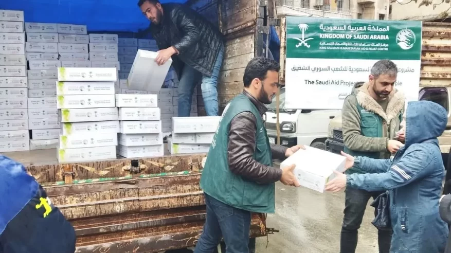 سلمان للإغاثة يوزّع 3.089 كرتون تمر في حلب