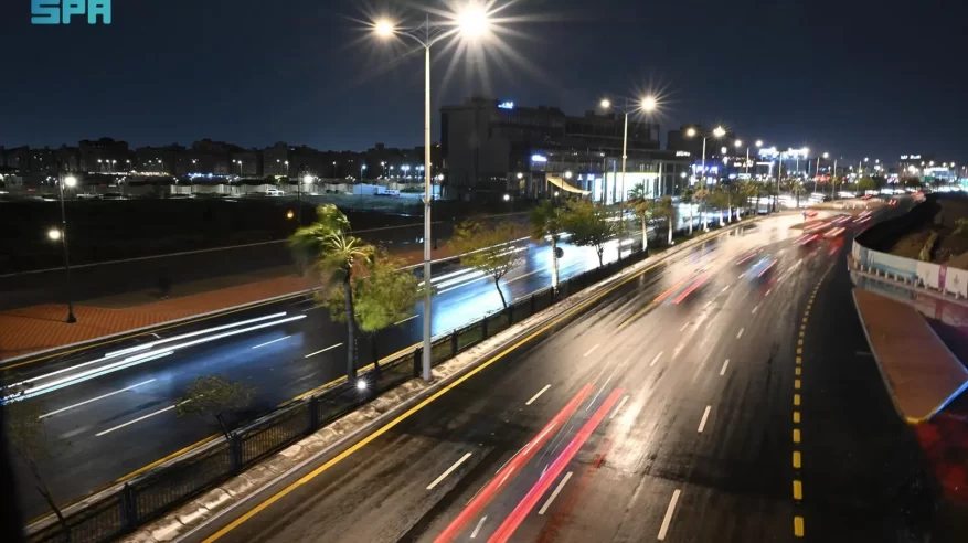 لقطات لأمطار الشرقية المسائية