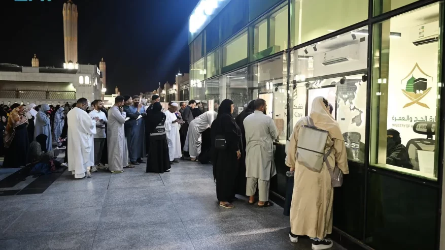أكثر من 88 ألف مستفيد من مراكز خدمة الضيف بالمسجد النبوي خلال العشر الأولى