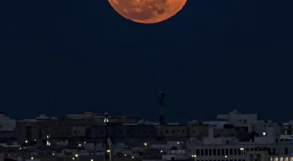 لقطات مذهلة.. بدر رمضان يزيّن سماء السعودية