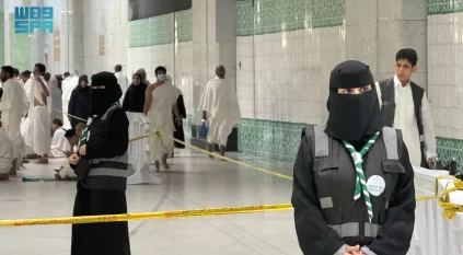 ميادين التطوع.. “فتيات الكشافة” في خدمة المعتمرين