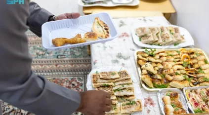 إفطار كبير العائلة.. عادة اجتماعية أصيلة متوارثة في الحدود الشمالية