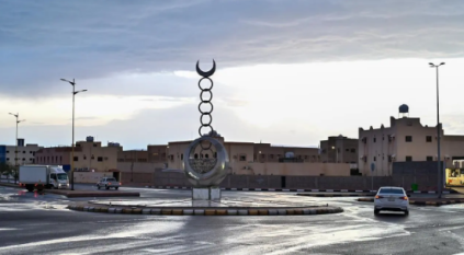 هطول أمطار الخير على محافظة حقل ومراكزها