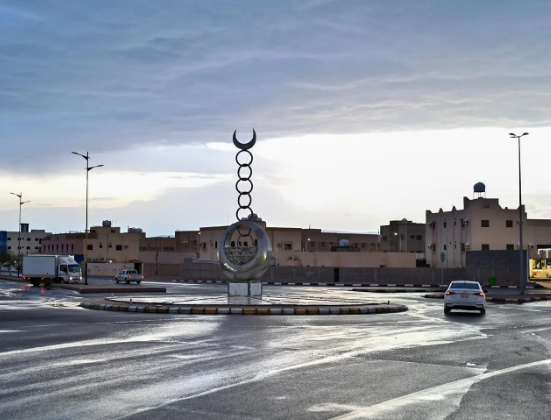 هطول أمطار الخير على محافظة حقل ومراكزها