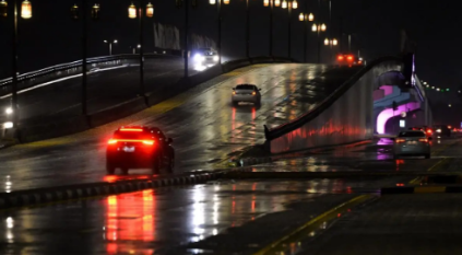 هطول أمطار الخير على المنطقة الشرقية