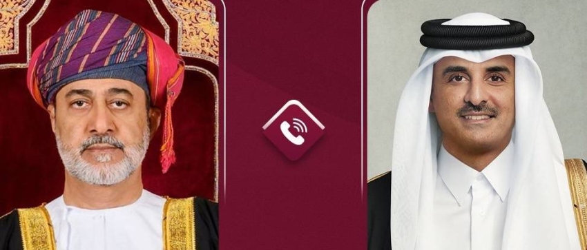 أمير قطر وسلطان عُمان يشددان على تهدئة الأوضاع وتغليب الحلول الدبلوماسية