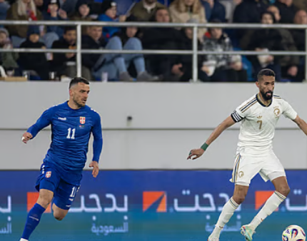 الأخضر يخسر أمام صربيا بهدفين لهدف