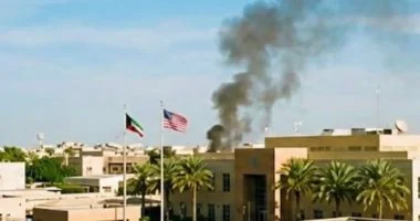 السفارة الأميركية بالكويت: لا إصابات جراء الهجوم الإيراني