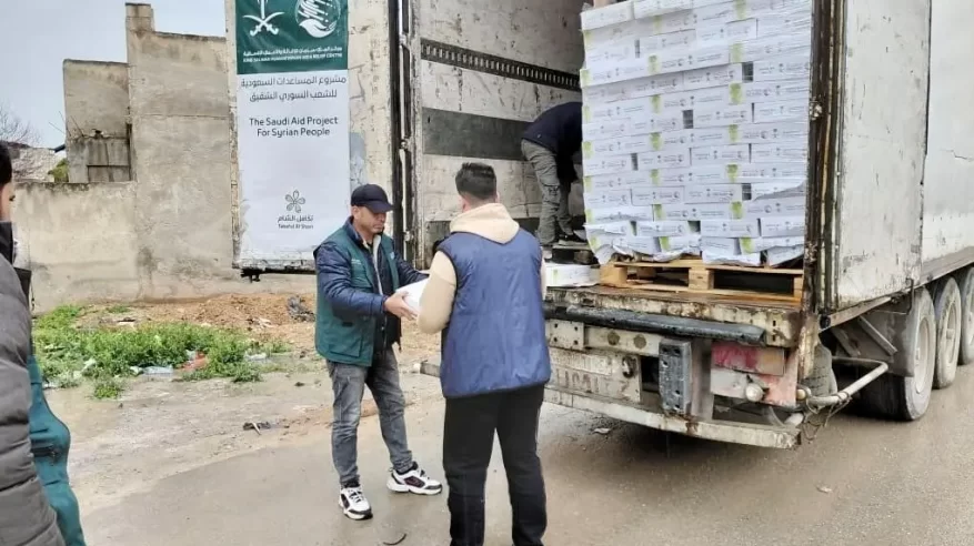 سلمان للإغاثة يوزّع 5.153 كرتون تمر في ريف دمشق 