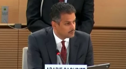 مندوب السعودية في مجلس حقوق الإنسان: إيران تصر على زعزعة الأمن بالمنطقة