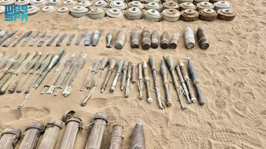 مسام ينزع 1.737 لغمًا من الأراضي اليمنية خلال أسبوع