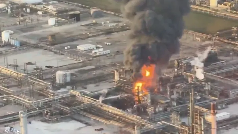 انفجار في مصفاة نفط خام بولاية تكساس 