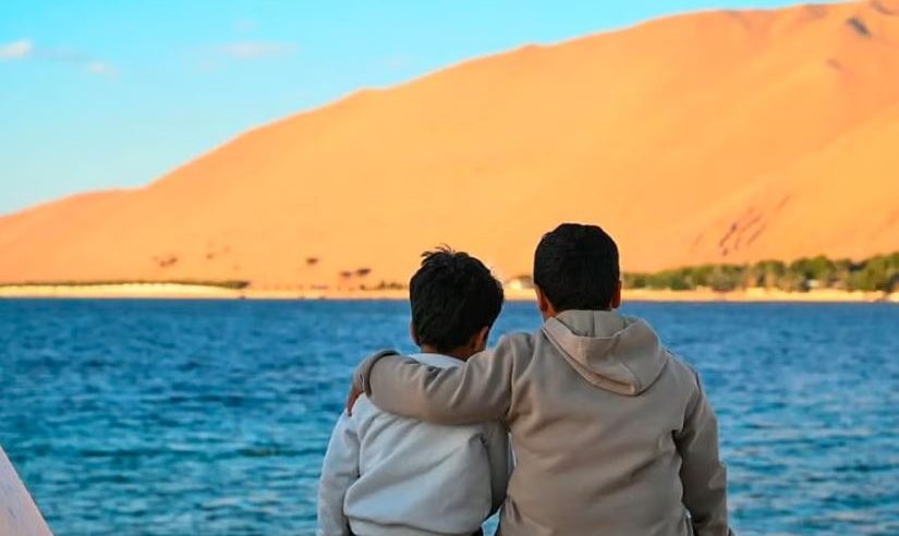 متنزه النخيل بمحافظة حقل.. واحة غناء تستقطب الزائرين بعيد الفطر