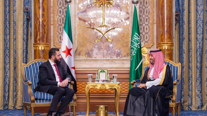 ولي العهد يلتقي الرئيس السوري أحمد الشرع