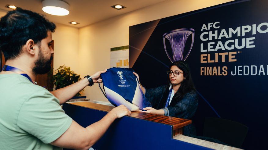 المركز الإعلامي لنهائيات دوري أبطال آسيا للنخبة يوفر بيئة عمل متكاملة للصحفيين والمصورين