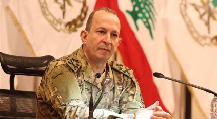 قائد الجيش اللبناني: سنستعيد كل شبر من الاحتلال الإسرائيلي