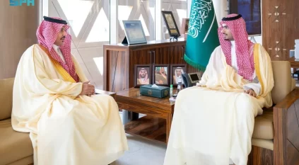 راكان بن سلمان يستقبل مدير فرع الزراعة بالرياض ويطّلع على مشروعات الاستدامة