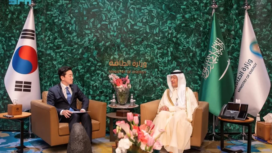 عبدالعزيز بن سلمان يبحث التعاون في قطاع الطاقة مع رئيس المكتب الرئاسي بكوريا