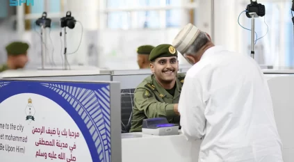 جوازات مطار الأمير محمد بن عبدالعزيز تستقبل أولى رحلات حجاج باكستان