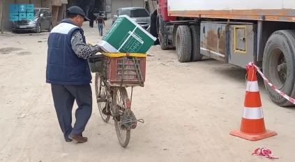 سلمان للإغاثة يوزّع 800 سلة غذائية في ريف دمشق