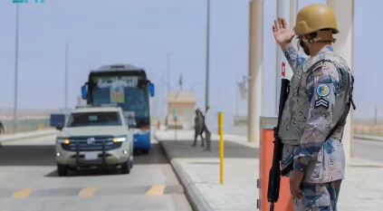 منفذ جديدة عرعر يستقبل أولى طلائع الحجاج القادمين من العراق