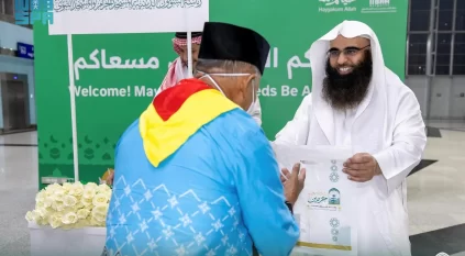 الشؤون الدينية بالمسجد النبوي تطلق مبادرة بشائر الوصول