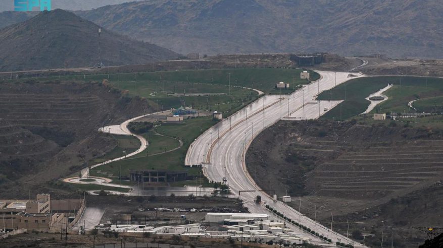 هطول أمطار الخير على منطقة الباحة