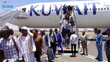 هبوط أول رحلة دولية مباشرة للخطوط الجوية الكويتية بمطار الخرطوم