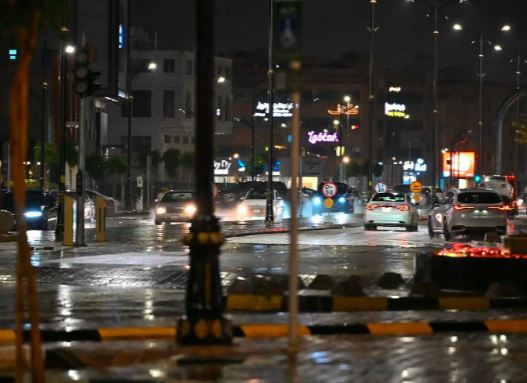 هطول أمطار الخير على القصيم