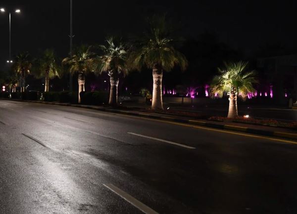 هطول أمطار الخير على الأحساء