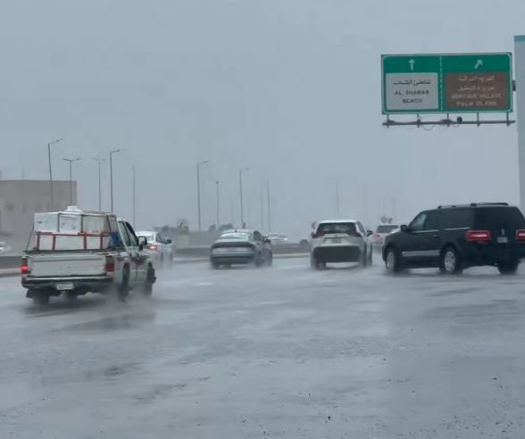 بالفيديو.. هطول أمطار غزيرة على جازان