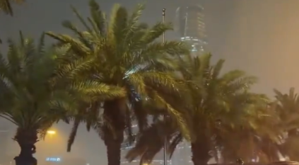 لقطات لهطول أمطار الخير على الرياض