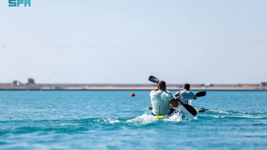 حرس الحدود يحقق المركزين الثاني والثالث في بطولة الكاياك البحري الدولية