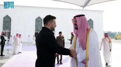 رئيس أوكرانيا يغادر جدة