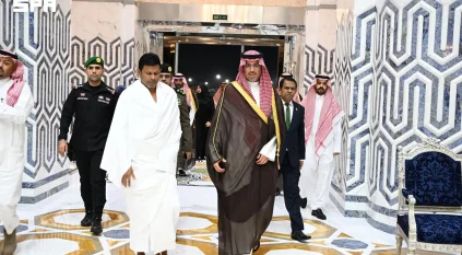 نائب رئيس المالديف يصل إلى جدة