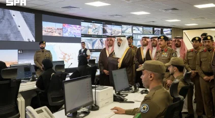 سعود بن مشعل يقف ميدانيًا على جاهزية المرافق بالمشاعر المقدسة