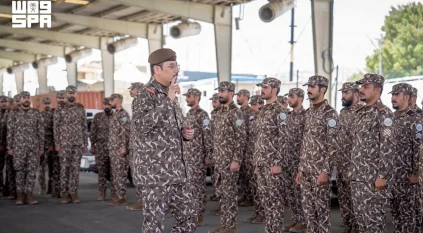 اللواء الحربي يتفقد قوة الأمن البيئي المشاركة في حج هذا العام