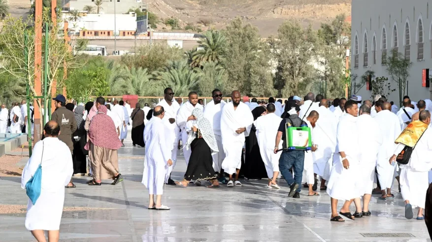 منظومة الخدمات بميقات ذي الحليفة تعزّز انسيابية تفويج ضيوف الرحمن إلى مكة المكرمة