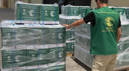 وصول الطائرة الإغاثية السعودية الـ84 لإغاثة الشعب الفلسطيني في قطاع غزة