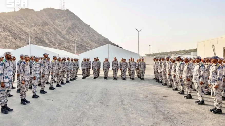 حرس الحدود يباشر مهامه لخدمة ضيوف الرحمن في المشاعر المقدسة خلال حج 1447هـ