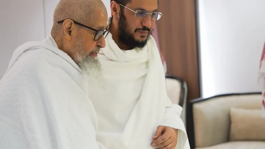 سماحة المفتي يصل إلى مشعر منى
