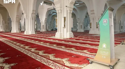 الشؤون الإسلامية ترفع جاهزية مسجد المشعر الحرام بمزدلفة لاستقبال الحجاج