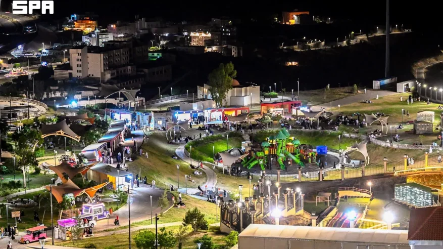 أهالي وزوار الباحة يستمتعون بأجواء عيد الأضحى بين المتنزهات والمواقع الطبيعية