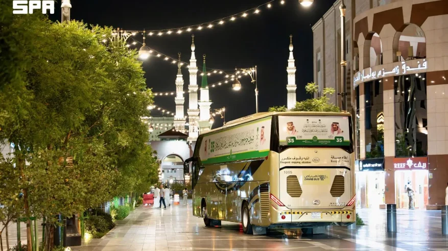 ضيوف برنامج خادم الحرمين للحج والعمرة والزيارة يصلون إلى المدينة المنورة
