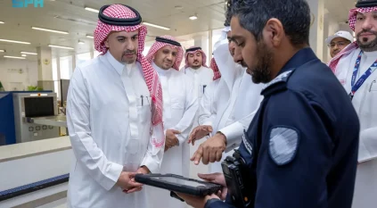 المهندس العوهلي يقف ميدانيًا على استعدادات البنية التحتية الرقمية لخدمة الحجاج