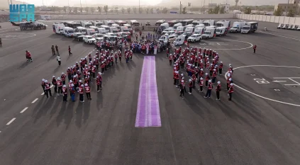 الهلال الأحمر يرفع جاهزيته الإسعافية لخدمة ضيوف الرحمن في حج 1447