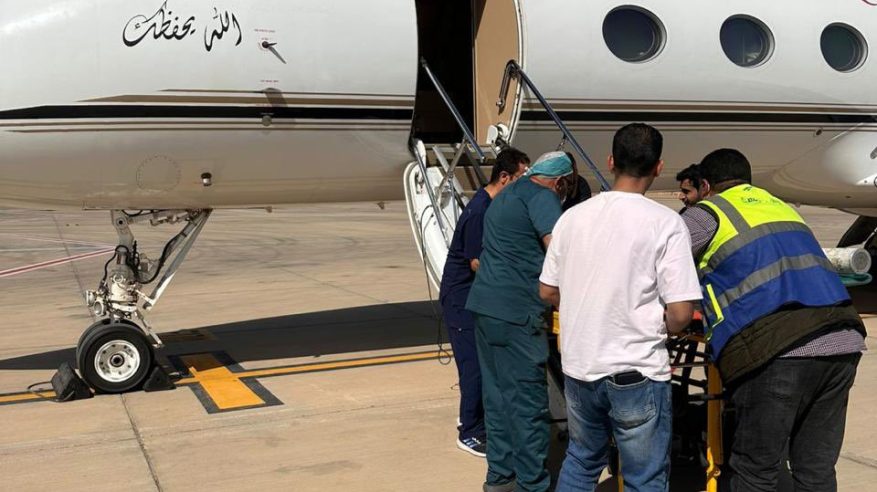 إخلاء طبي جوي لمواطنَين من القاهرة إلى السعودية لاستكمال العلاج