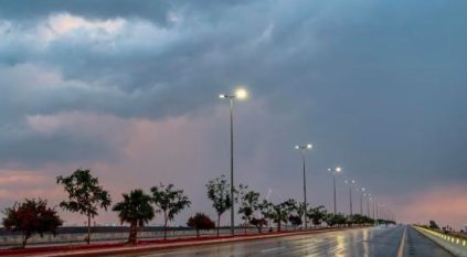 هطول أمطار الخير على منطقة الباحة